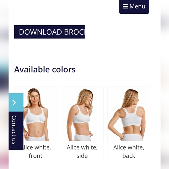 NWT Carefix Seamless Post Op Front Close Tan Bella Bra - Medium - Picture 3 of 6